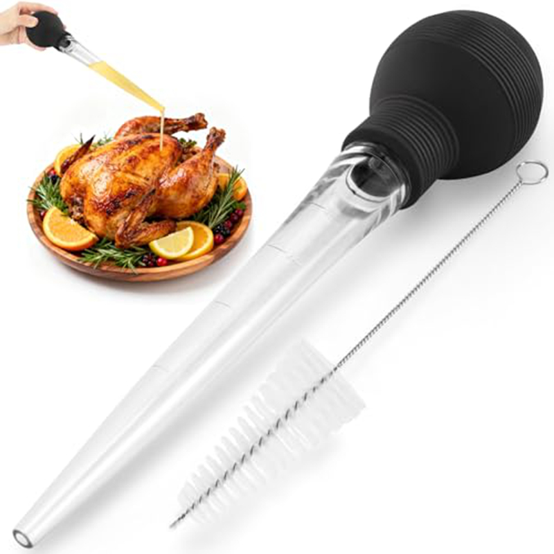 Home Cooking Youtube - Home Stro Kalkoenpomp Kalkoennaald Barbecuegereedschap Druppelolie