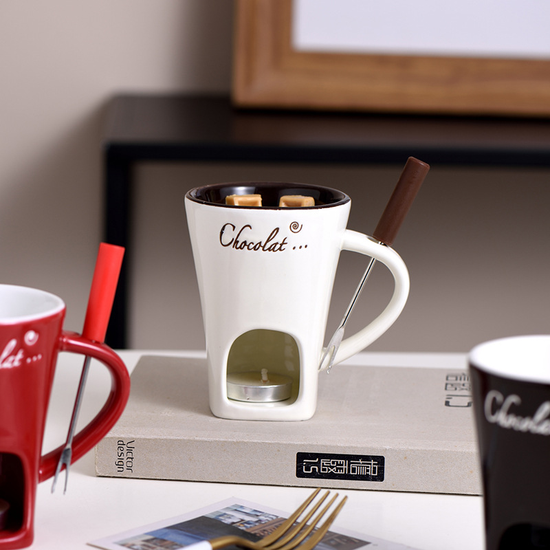 Chocoladefonduekop, smeltkopje - Fondue Pot Ceramic recensie en prijs