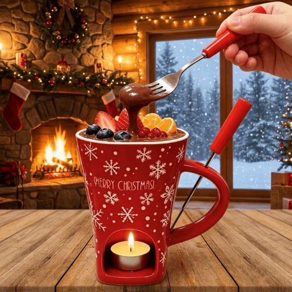Keramische chocoladesmeltbeker - Fondue Pot Ceramic recensie en prijs