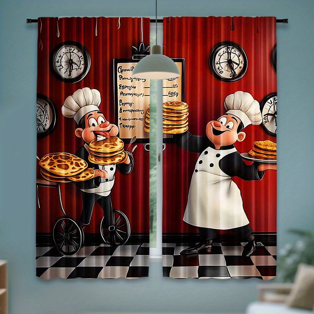 Cartoon Chef Baking Waffles Bl - Home Cooking Youtube recensie en prijs
